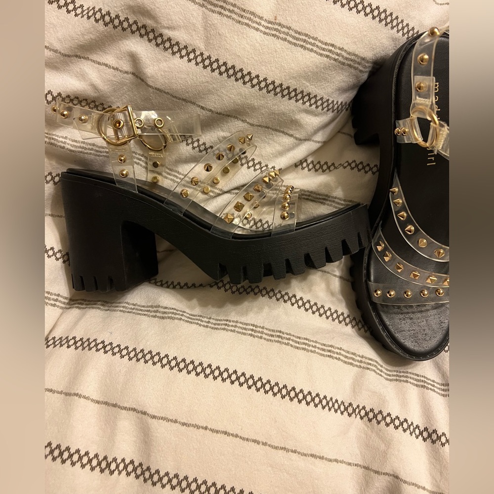 Madden Girl Lug Sole Platforms Gem